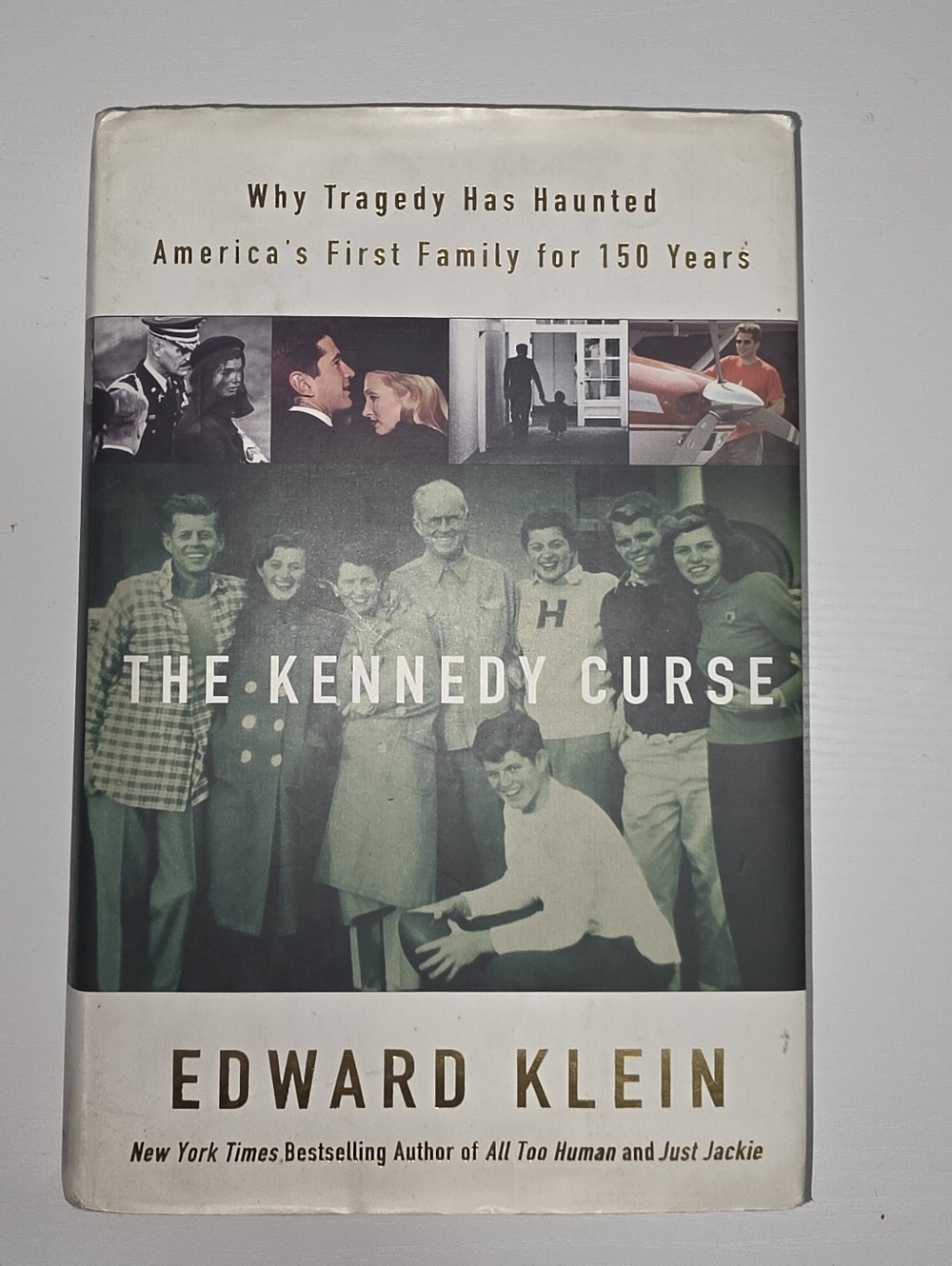 The Kennedy Curse by Edward Klein - Hardcover with Jacket - Green/White Cover